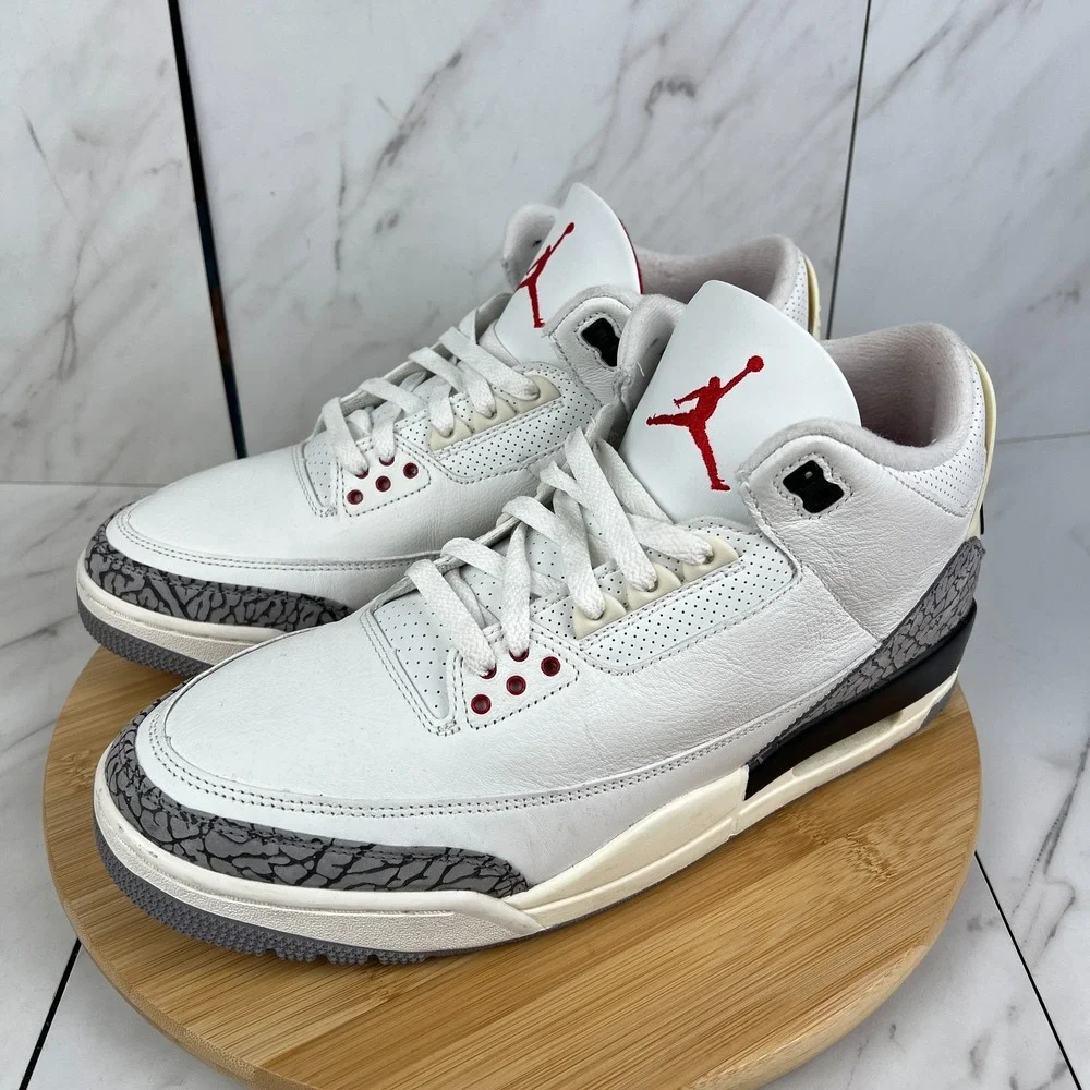 Nike Air Jordan 3 Retro Mid White Cement Reimagined Mens Size 12 Shoe DN3707-100